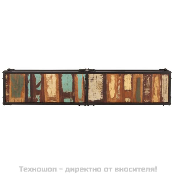 ТВ шкаф, 150x30x41 см, масивно регенерирано дърво