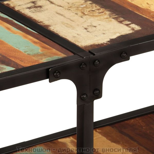 ТВ шкаф, 150x30x41 см, масивно регенерирано дърво