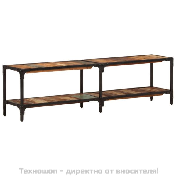 ТВ шкаф, 150x30x41 см, масивно регенерирано дърво