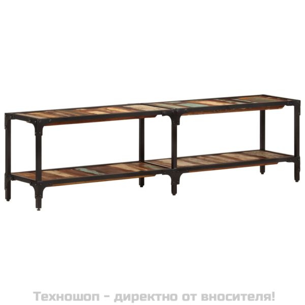 ТВ шкаф, 150x30x41 см, масивно регенерирано дърво