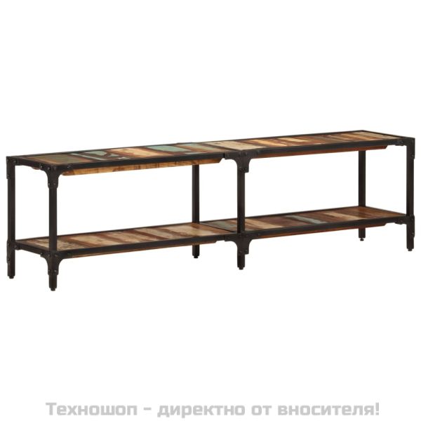 ТВ шкаф, 150x30x41 см, масивно регенерирано дърво