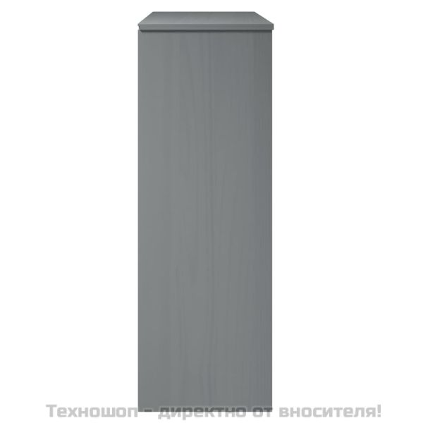 Надстройка за шкаф MOLDE сив 90x35x100 см бор масив