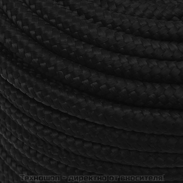 Работно въже черно 12 мм 250 м полиестер