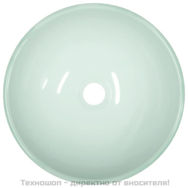 Мивка закалено стъкло 35x12 см бяла