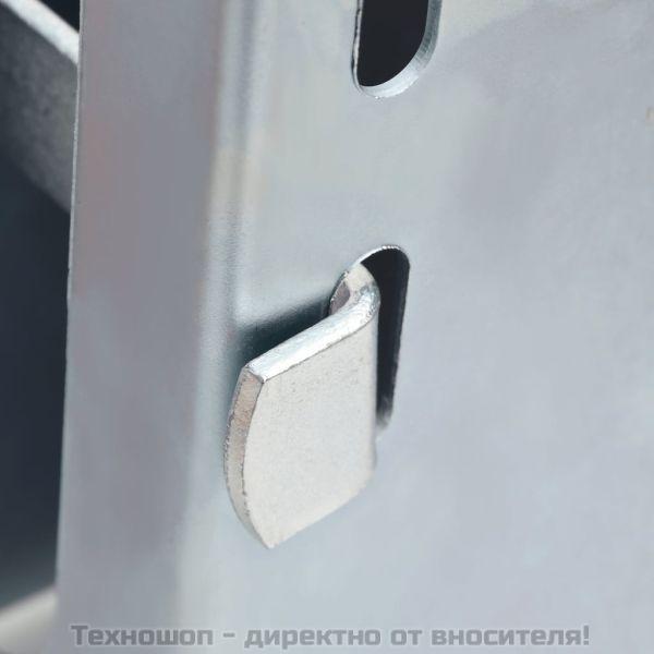 Ключалка за теглич, сребриста, 11x11x23,5 см, стомана