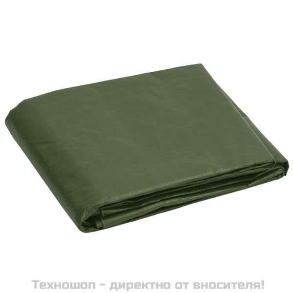 Брезент, 180 г/м², 2x3 м, зелен, HDPE