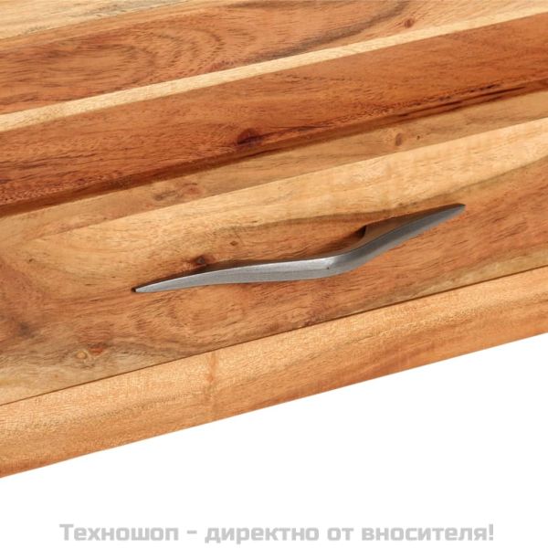 Конзолна маса, 110x34x74 cм, акациево дърво масив