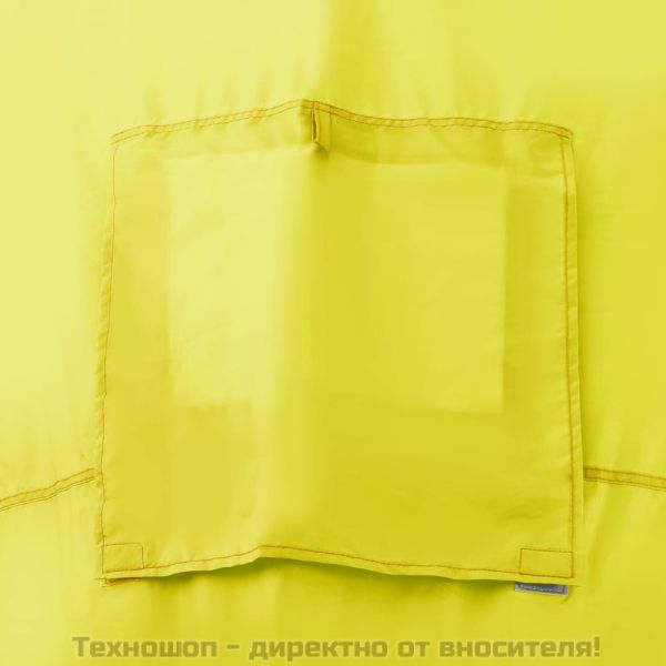 Къмпинг палатка за 6 души синьо и жълто