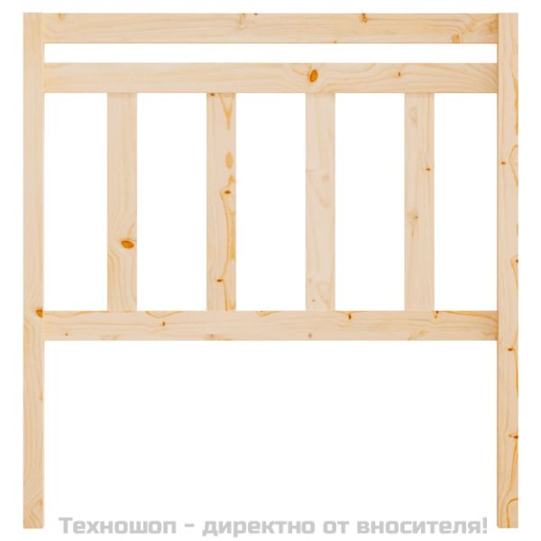 Горна табла за легло, 81x4x100 см, бор масив