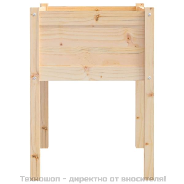 Градински сандъци, 2 бр, 50x50x70 см, борово дърво масив