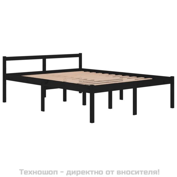 Легло за възрастни хора 150x200 см King Size бор масив