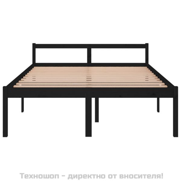 Легло за възрастни хора 150x200 см King Size бор масив