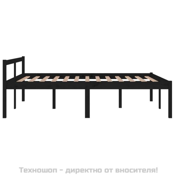 Легло за възрастни хора 150x200 см King Size бор масив