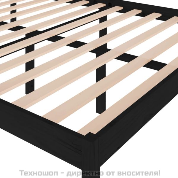 Легло за възрастни хора 150x200 см King Size бор масив