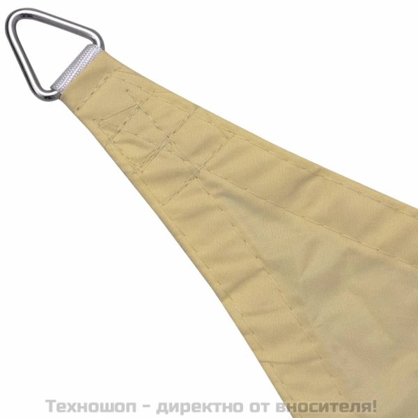 Сенник-платно, Оксфорд плат, триъгълно, 3.6x3.6x3.6 м, бежово