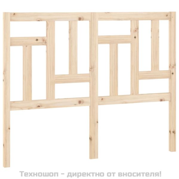 Горна табла за легло, 205,5x4x100 см, бор масив