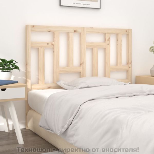 Горна табла за легло, 205,5x4x100 см, бор масив