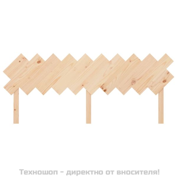 Горна табла за легло, 196x3x80,5 см, бор масив