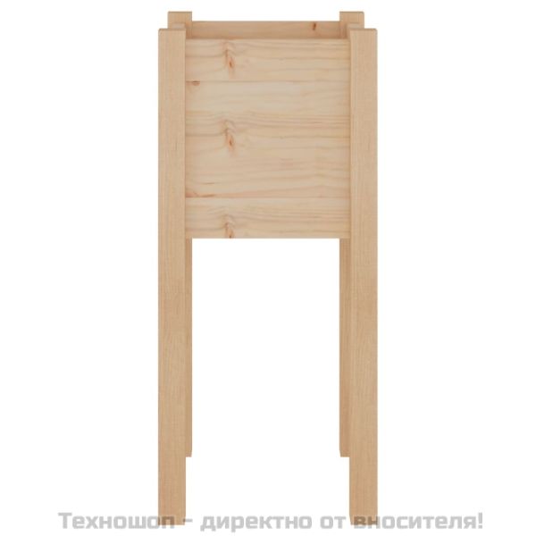Градински сандъци, 2 бр, 31x31x70 см, борово дърво масив