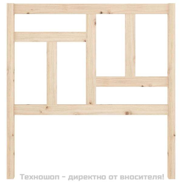 Горна табла за легло, 80,5x4x100 см, бор масив