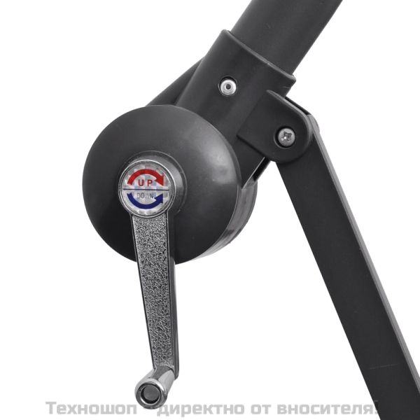 Конзолен градински чадър 3 м син