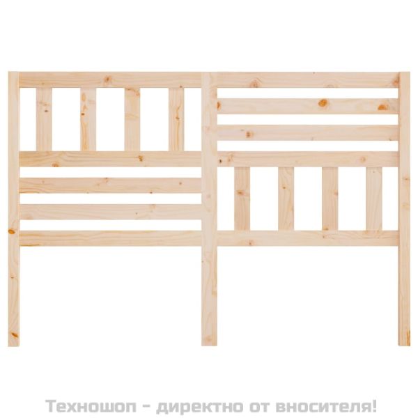 Горна табла за легло, 156x4x100 см, бор масив