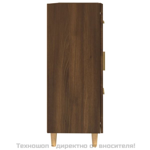 817335 Сайдборд, Кафяв дъб, 69,5x34x90 см, инженерно дърво