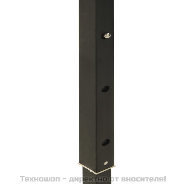 Сгъваема парти шатра със странични стени, червена, 3x6 м