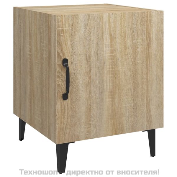 Нощни шкафчета, 2 бр, сонома дъб, инженерно дърво