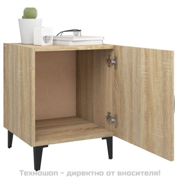 Нощни шкафчета, 2 бр, сонома дъб, инженерно дърво