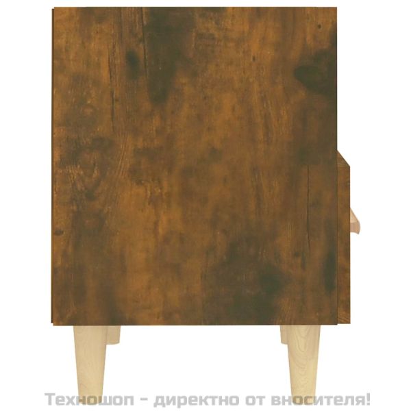 Нощни шкафчета, 2 бр, опушен дъб, 40x35x47 см