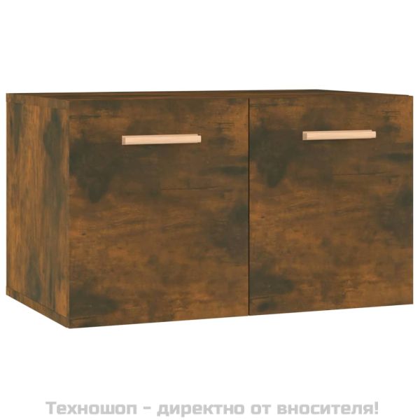 Стенен шкаф, опушен дъб, 60x36,5x35 см, инженерно дърво