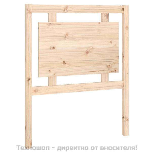Горна табла за легло, 80,5x4x100 см, бор масив