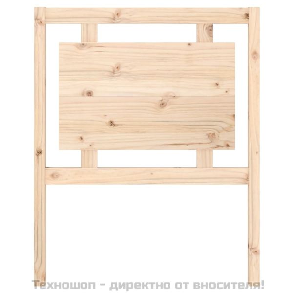 Горна табла за легло, 80,5x4x100 см, бор масив