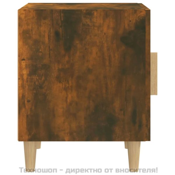 Нощни шкафчета, 2 бр, Опушен дъб, инженерно дърво