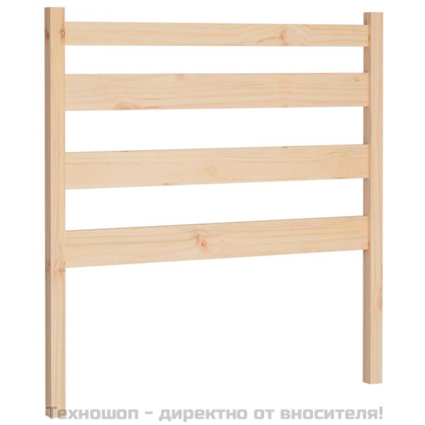 Горна табла за легло, 81x4x100 см, бор масив