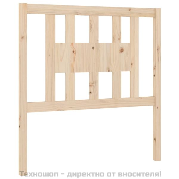 Табла за спалня, 106x4x100 см, бор масив