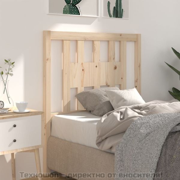 Табла за спалня, 106x4x100 см, бор масив