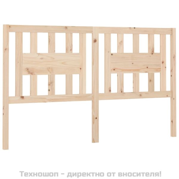 Табла за спалня, 206x4x100 см, бор масив