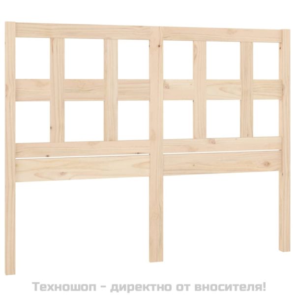 Горна табла за легло, 205,5x4x100 см, бор масив