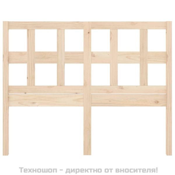 Горна табла за легло, 205,5x4x100 см, бор масив