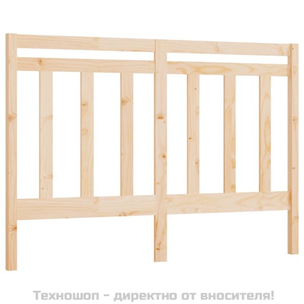 Горна табла за легло, 166x4x100 см, бор масив