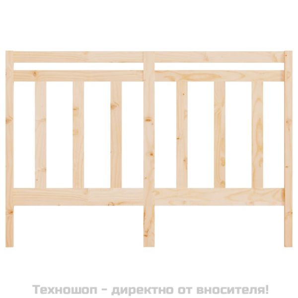 Горна табла за легло, 166x4x100 см, бор масив