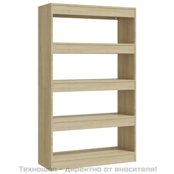 Разделител за стая, дъб сонома, 80x30x135 см, инженерно дърво