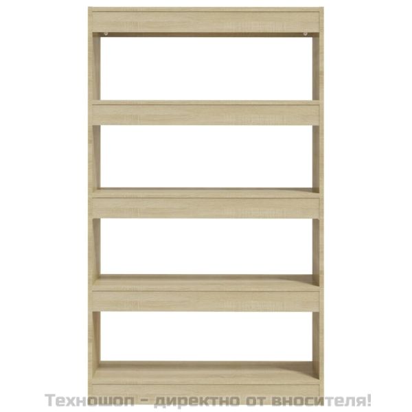 Разделител за стая, дъб сонома, 80x30x135 см, инженерно дърво