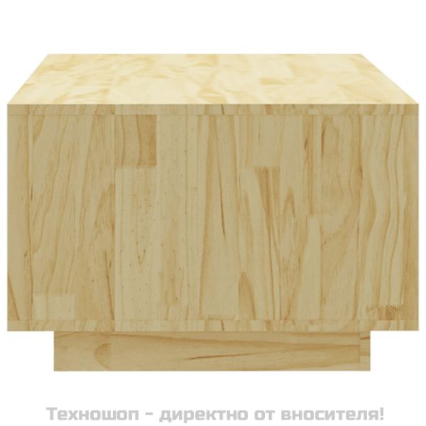 Маса за кафе, 110x50x33,5 см, борово дърво масив