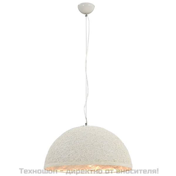 Полилей, бяло и сребристо, Ø50 см, E27