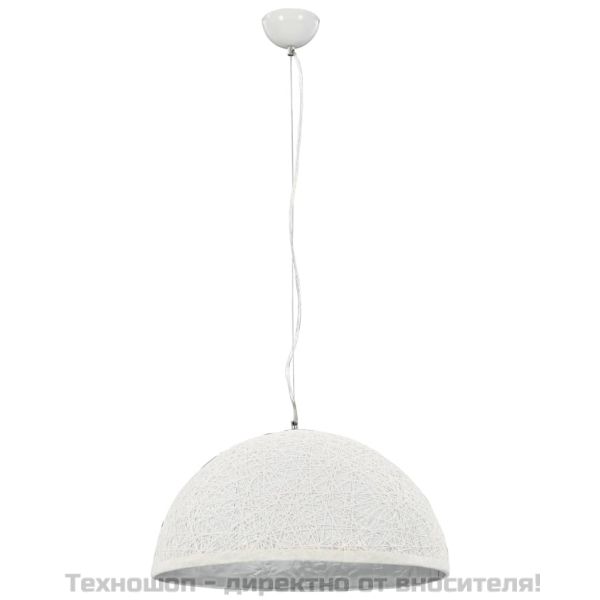 Полилей, бяло и сребристо, Ø50 см, E27