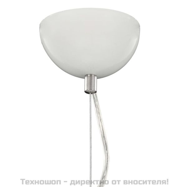 Полилей, бяло и сребристо, Ø50 см, E27