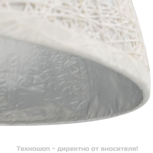 Полилей, бяло и сребристо, Ø50 см, E27